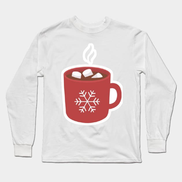 Christmas hot chocolate Long Sleeve T-Shirt by nour-trend